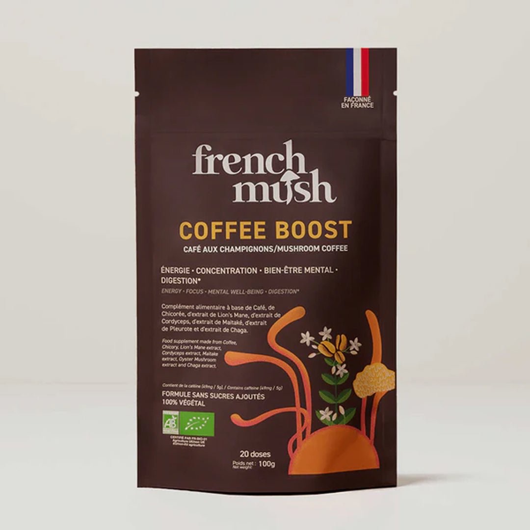 Packaging French Mush Boisson Boost Café